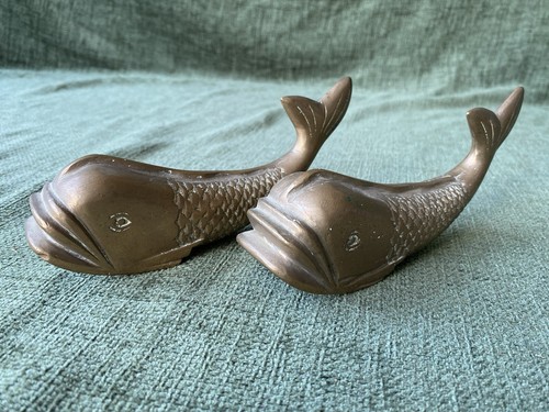 Vintage brass dolphin knocker - vintage,