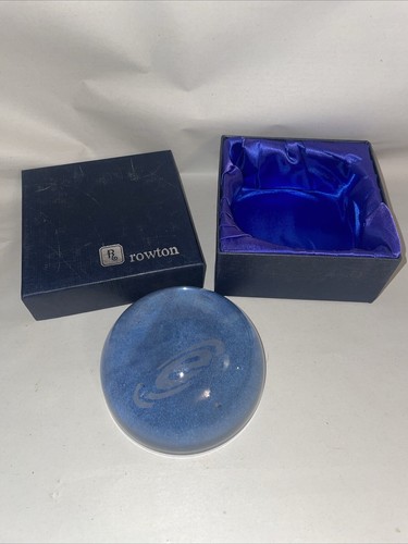 Vtg rowton boxed glass done - glass,
