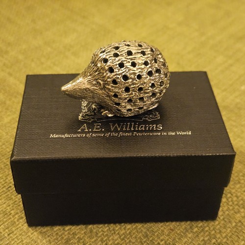 Williams pewter hedgehog - a,