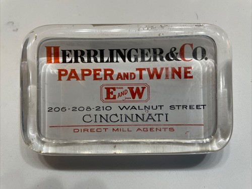 Vintage glass paperweight - vintage,