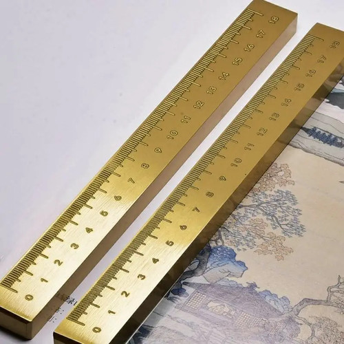 Suvtoper brass ruler - suvtoper,
