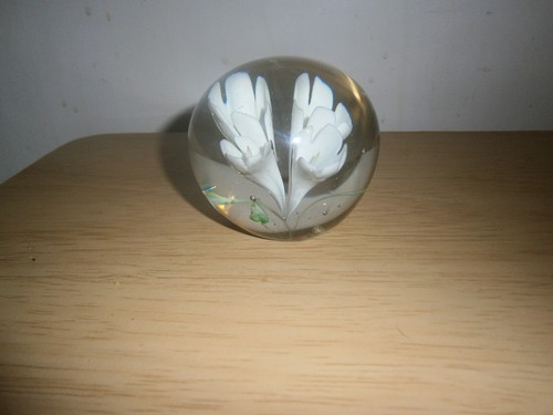 Vintage glass paperweight - ., 4